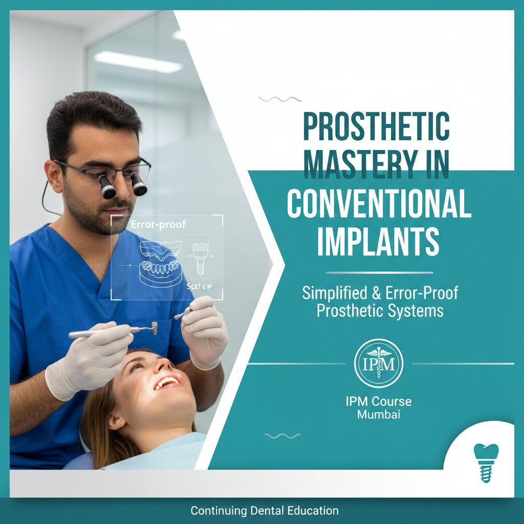 Prosthetic Mastery in Conventional Implants Banner