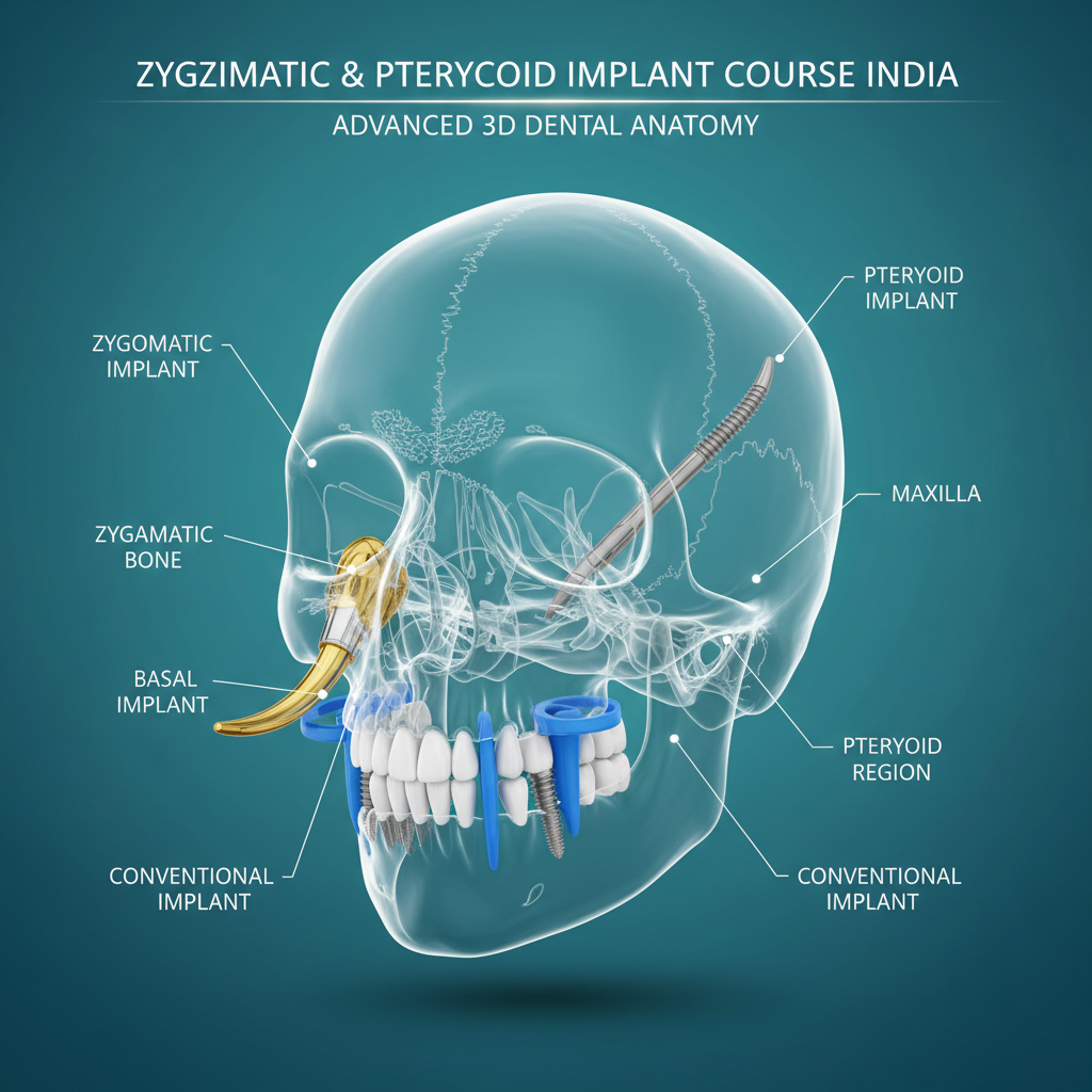 Zygomatic and Pterygoid Implant Course India Visual